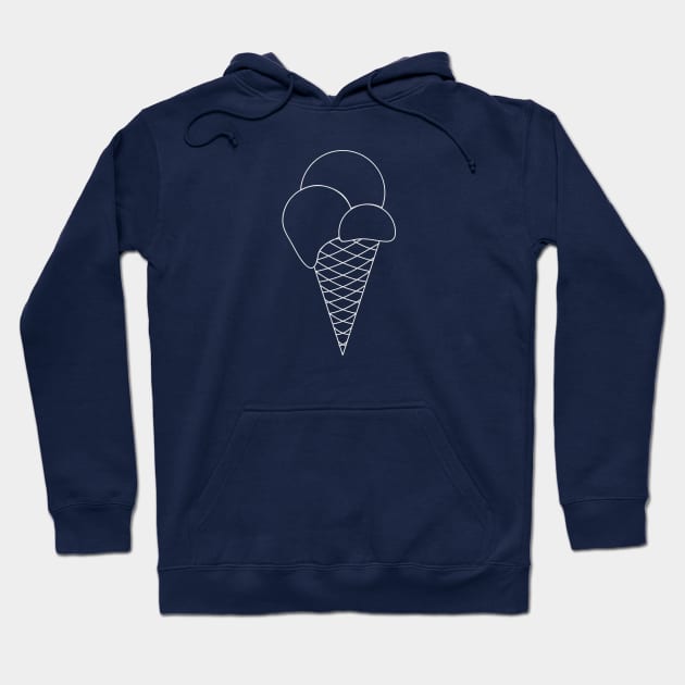 Ice Cream Cone Hoodie by THP Creative